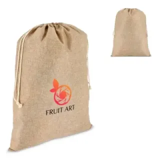 Jute-style gift sack 50x70cm - LT90276 (gadzety reklamowe)